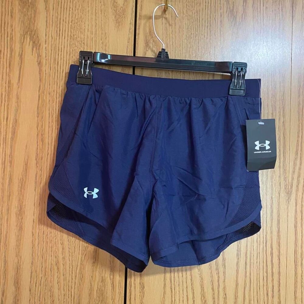 NWT Under Armour Women’s XS Running Shorts Blue